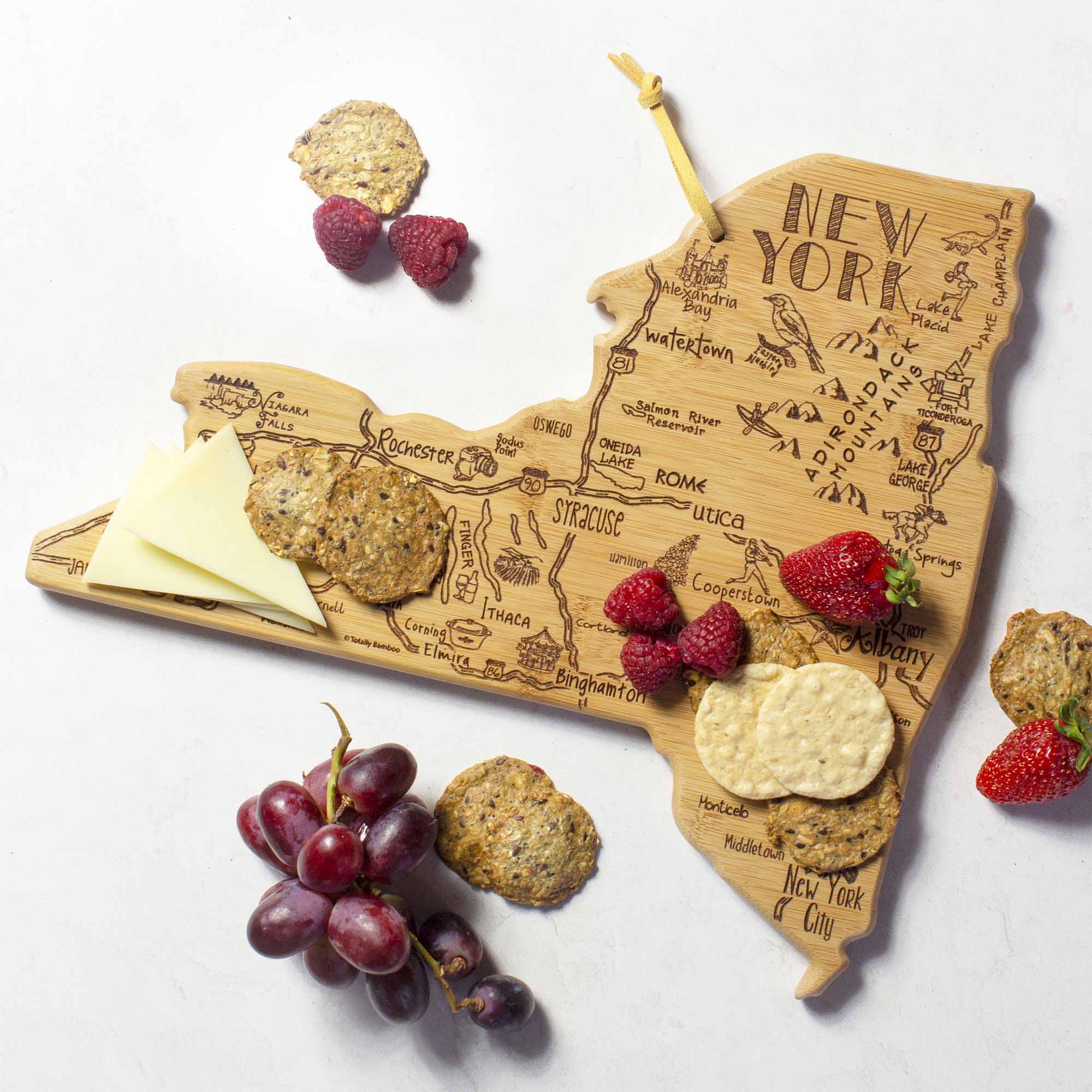 Destination New York Cutting Board, 13-1/4" x 12"