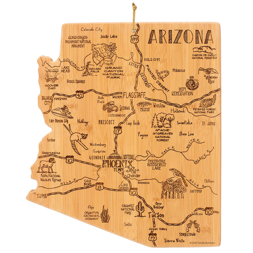 Destination Arizona Cutting Board, 13-1/2" x 11-3/4"
