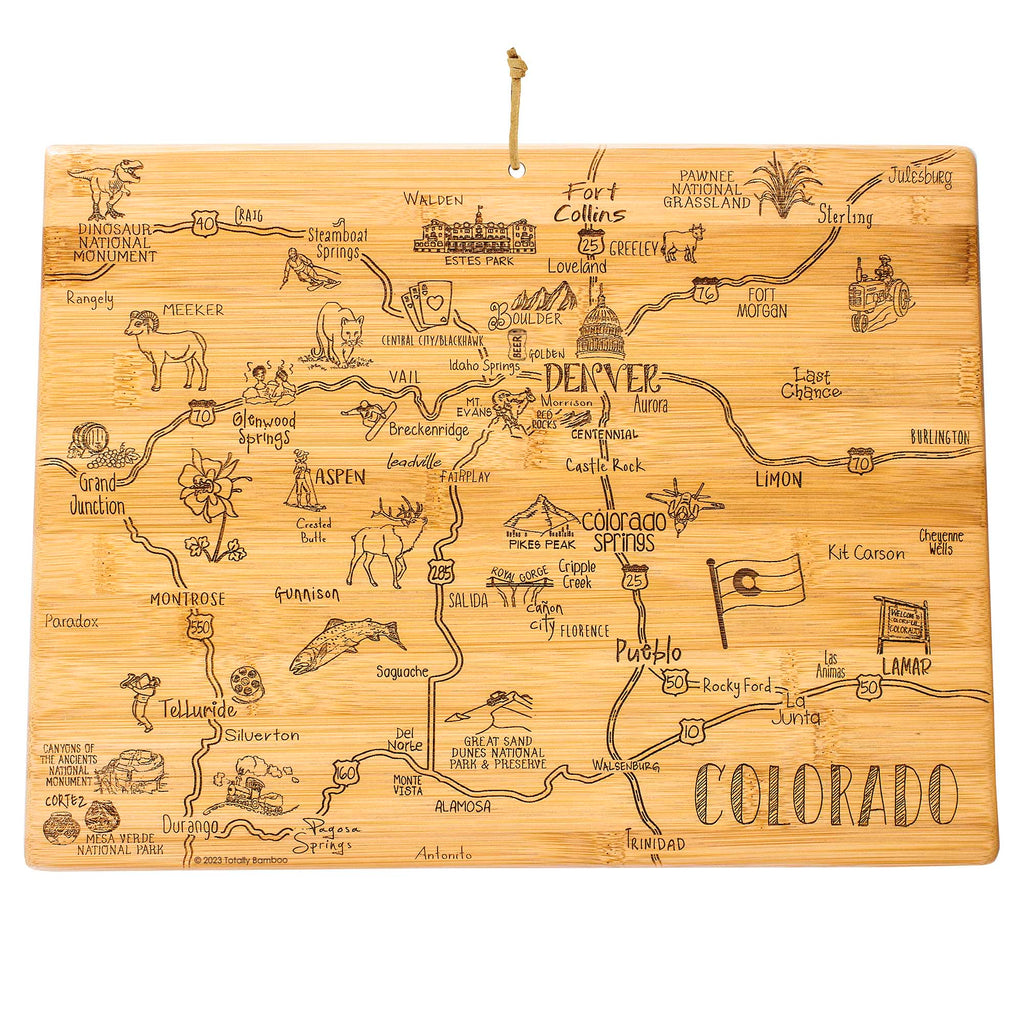 Destination Colorado Cutting Board, 14-1/2" x 10-3/4"
