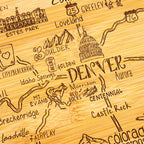 Destination Colorado Cutting Board, 14-1/2" x 10-3/4"