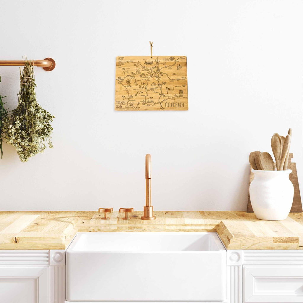 Destination Colorado Cutting Board, 14-1/2" x 10-3/4"