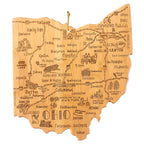 Destination Ohio Cutting Board, 12" x 13-1/2"