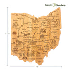 Destination Ohio Cutting Board, 12" x 13-1/2"