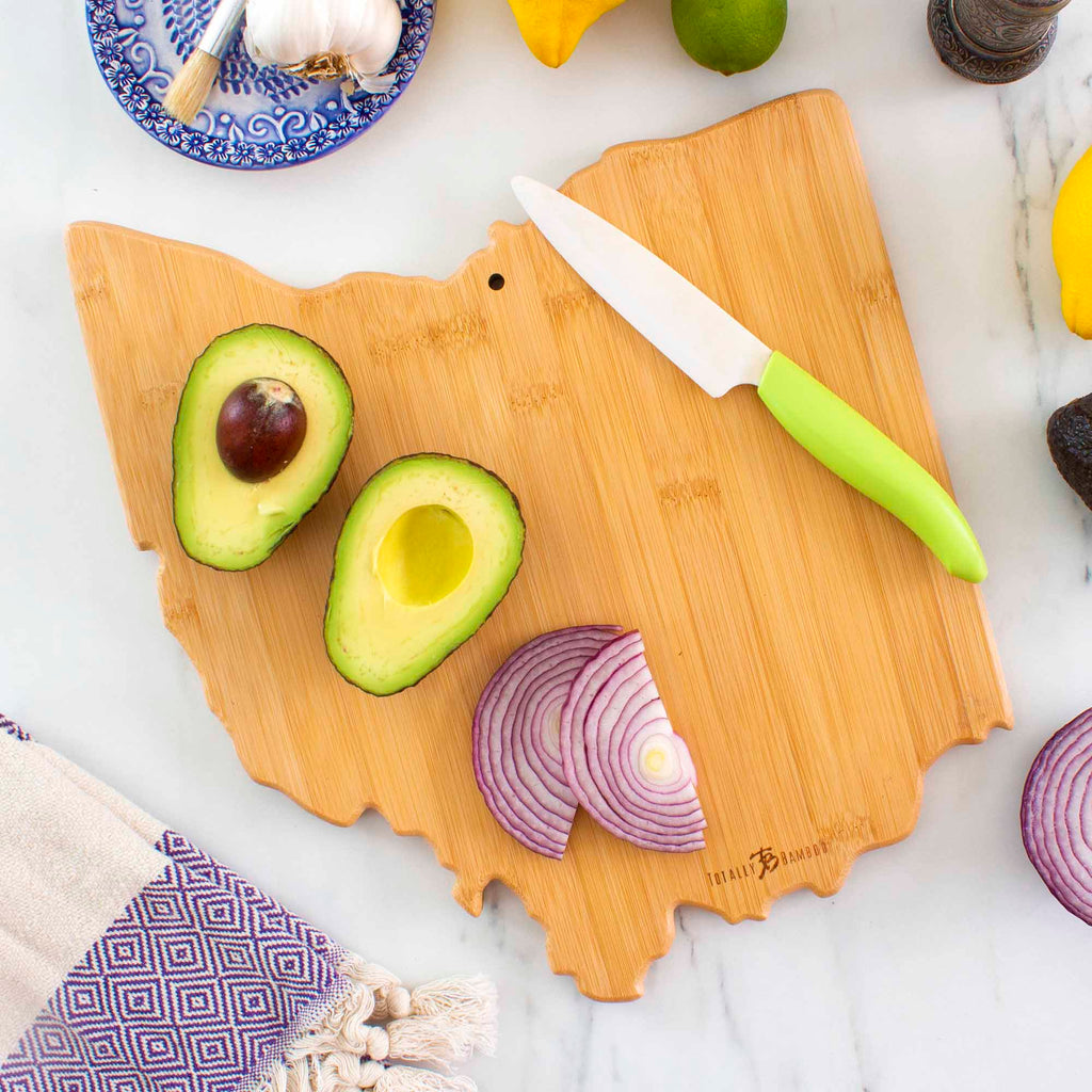 Destination Ohio Cutting Board, 12" x 13-1/2"
