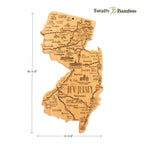 Destination New Jersey Cutting Board, 8-5/8" x 16-5/8"