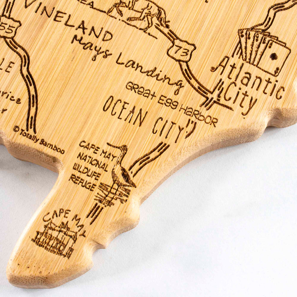Destination New Jersey Cutting Board, 8-5/8" x 16-5/8"