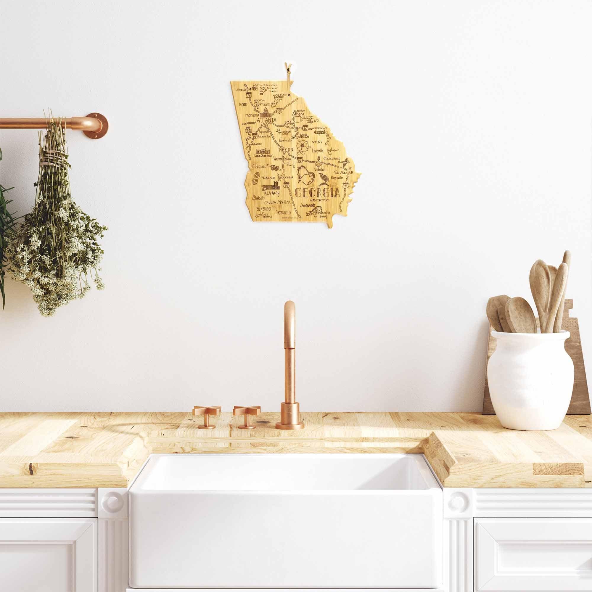 Destination Georgia Cutting Board, 11-3/4" x 13-1/4"