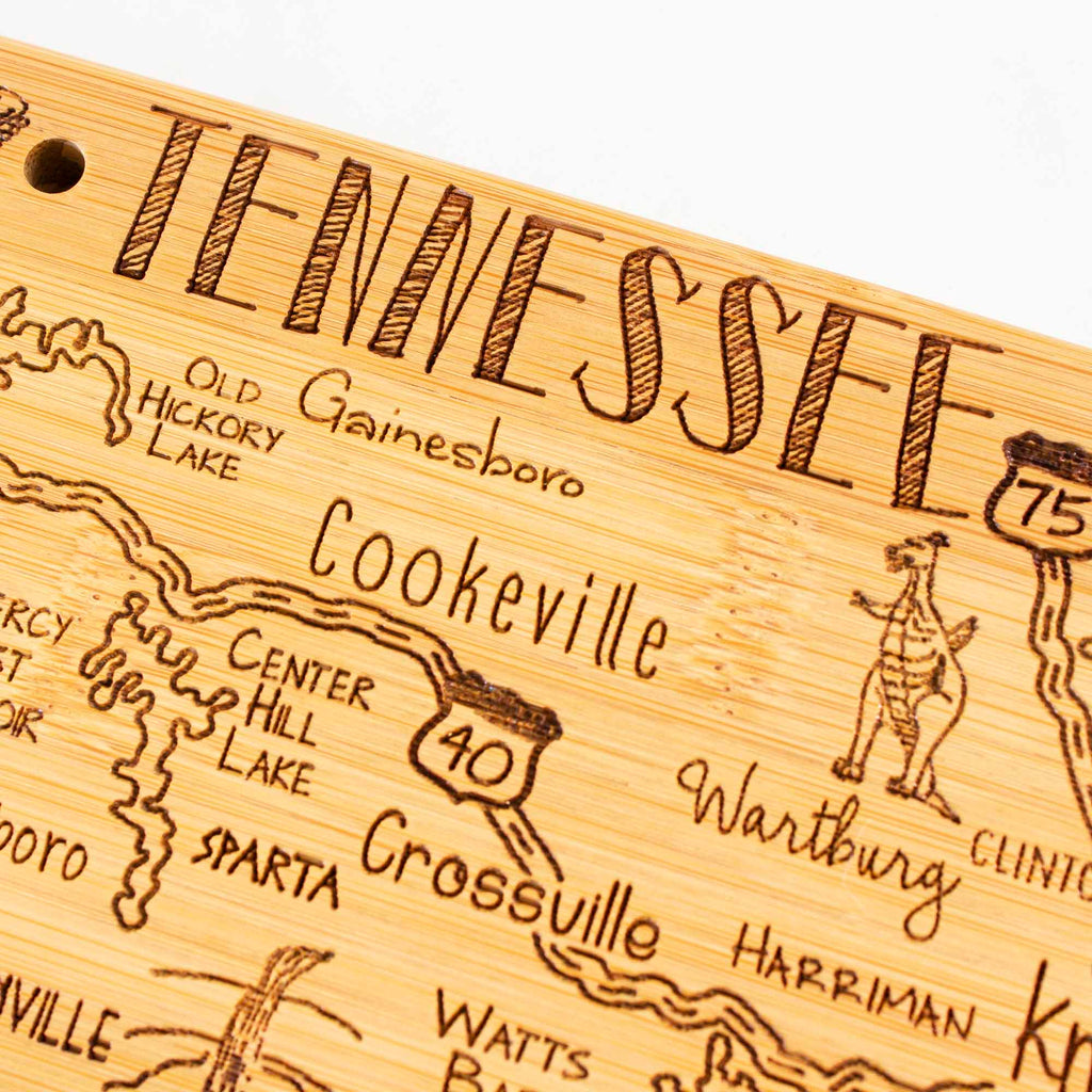 Destination Tennessee Cutting Board, 18-1/2" x 7"