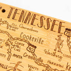Destination Tennessee Cutting Board, 18-1/2" x 7"
