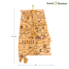 Destination Alabama Cutting Board, 10" x 15-3/4"
