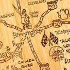 Destination Alabama Cutting Board, 10" x 15-3/4"
