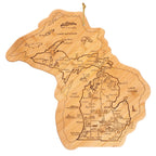 Destination Michigan Cutting Board, 16-3/4" x 16-1/2"