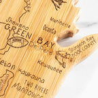 Destination Wisconsin Cutting Board, 12" x 13"
