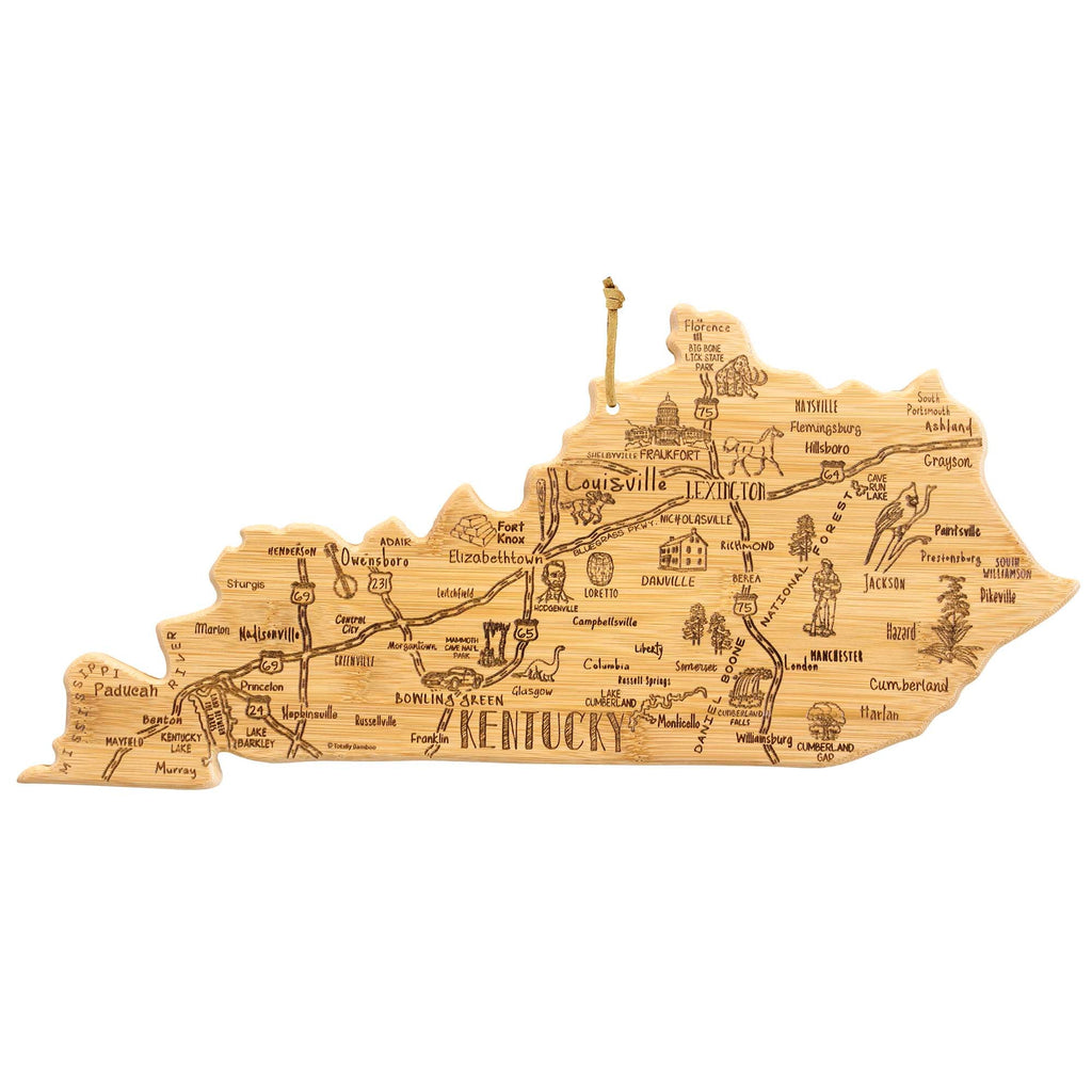 Destination Kentucky Cutting Board, 18" x 8-1/2"