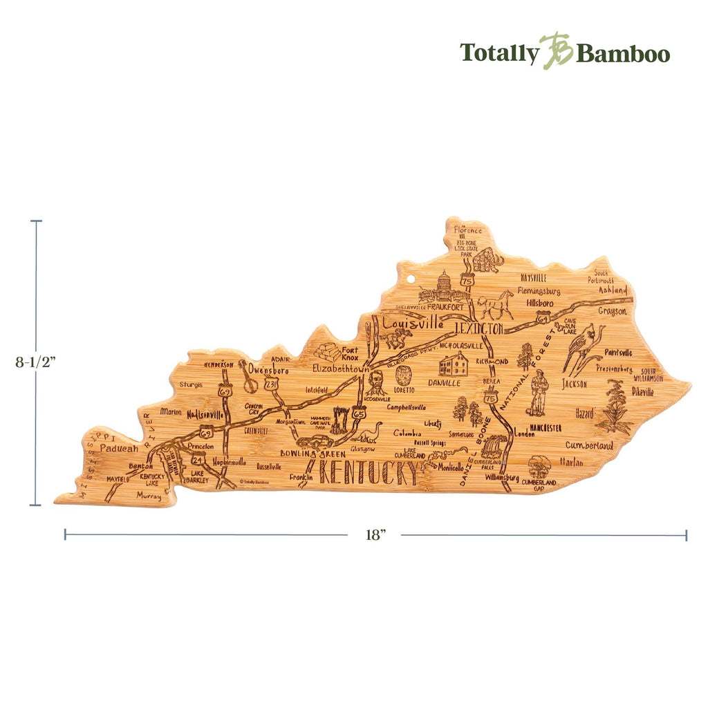 Destination Kentucky Cutting Board, 18" x 8-1/2"
