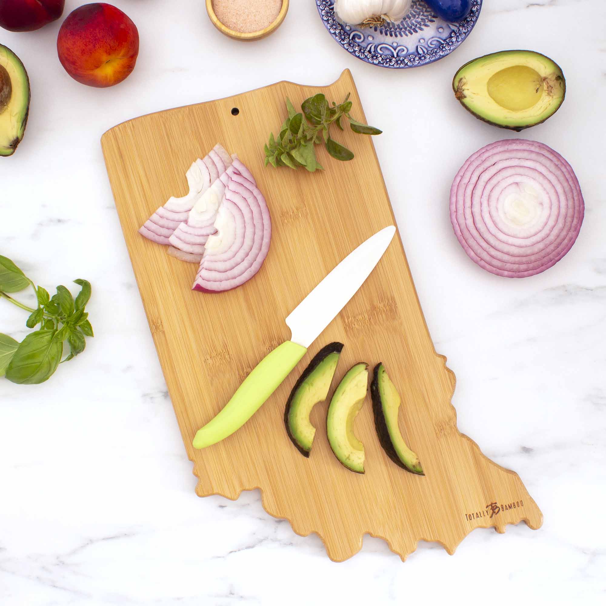 Destination Indiana Cutting Board, 15-3/4" x 10"
