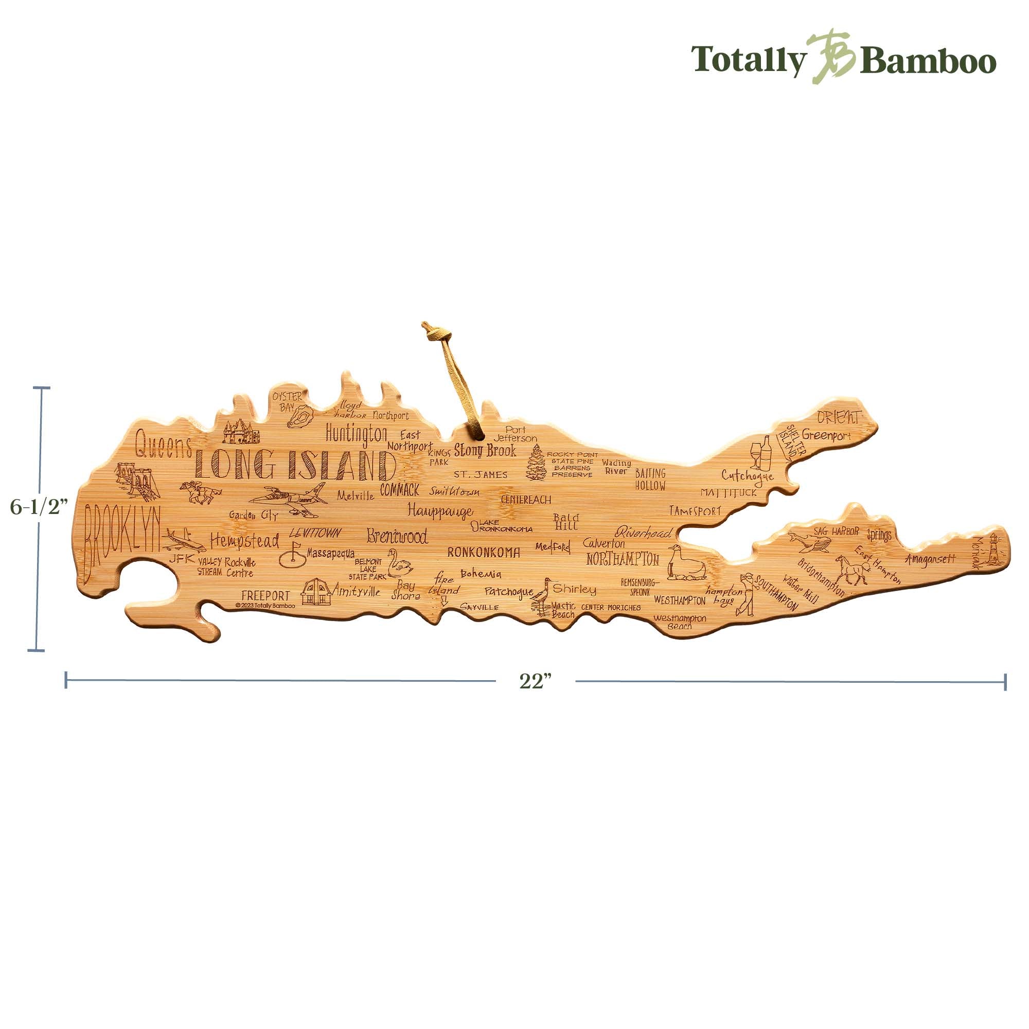 Destination Long Island Cutting Board, 22" x 6-1/2"