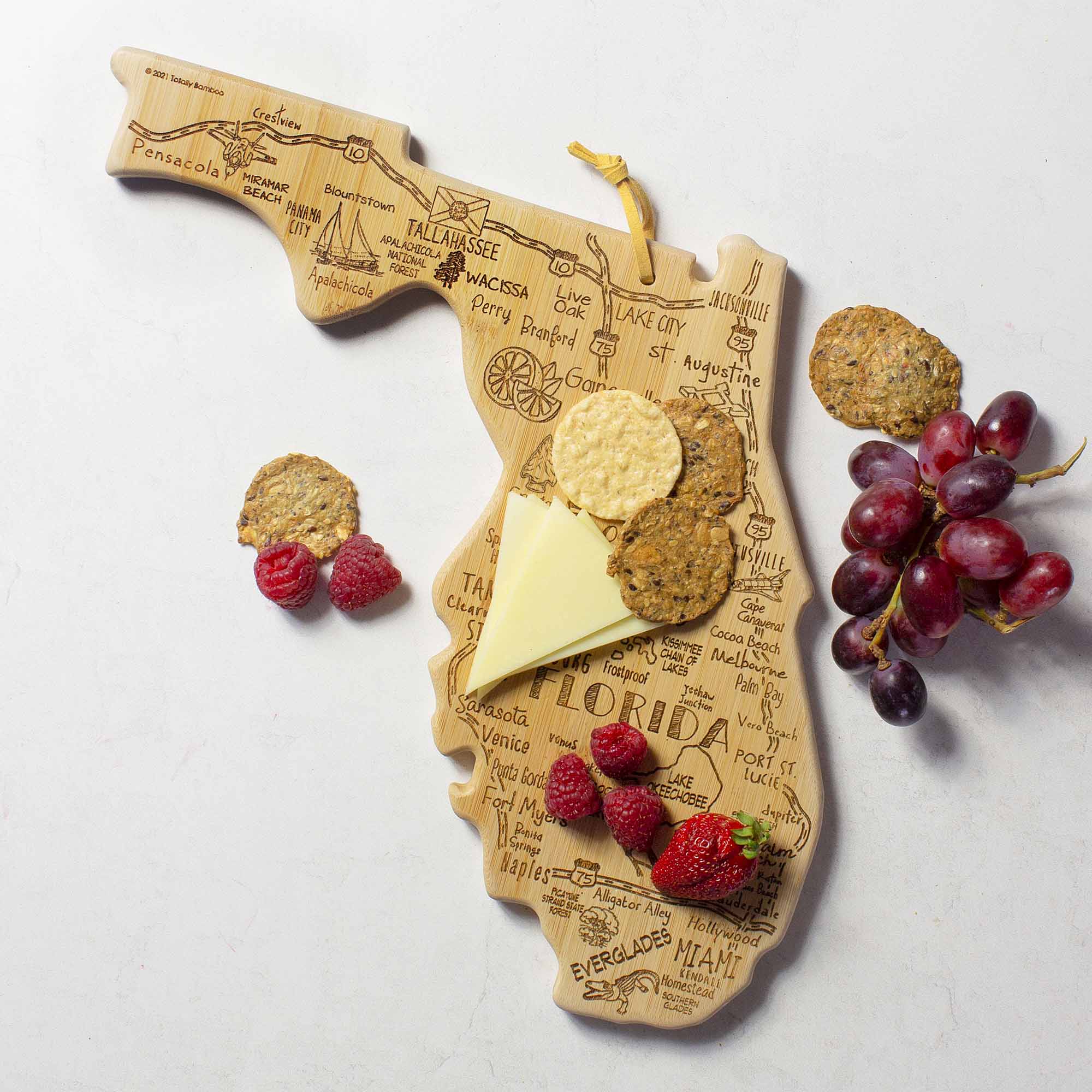 Destination Florida Cutting Board, 13-1/2" x 12-1/4"