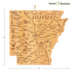 Destination Arkansas Cutting Board, 13" x 12"