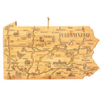 Destination Pennsylvania Cutting Board, 16" x 9-3/4"