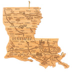 Destination Louisiana Cutting Board, 13" x 12"