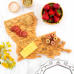 Destination Louisiana Cutting Board, 13" x 12"