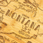Destination Montana Cutting Board, 16" x 9-1/2"