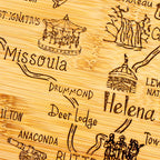 Destination Montana Cutting Board, 16" x 9-1/2"
