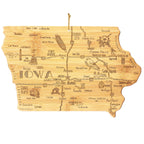 Destination Iowa Cutting Board, 15-1/2" x 10-1/4"