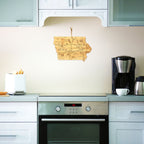 Destination Iowa Cutting Board, 15-1/2" x 10-1/4"