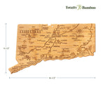 Destination Connecticut Cutting Board, 16-1/2" x 9-1/2"
