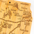 Destination Illinois Cutting Board, 16-1/2" x 9-1/4"