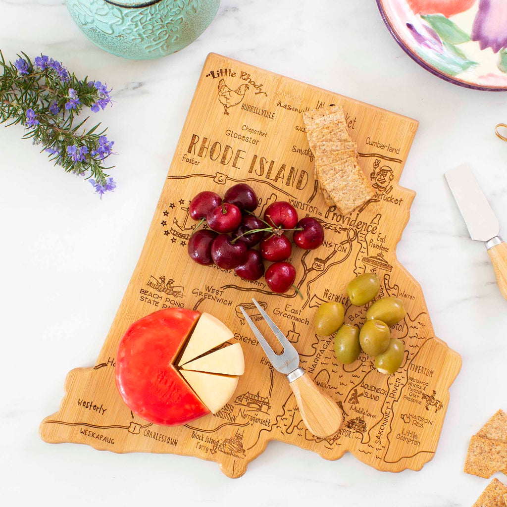 Destination Rhode Island Cutting Board, 13-3/4" x 12-1/2"