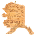 Destination Alaska Cutting Board, 13-3/8" x 13-1/2"
