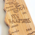 Destination New Hampshire Cutting Board, 9" x 17"