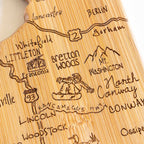 Destination New Hampshire Cutting Board, 9" x 17"
