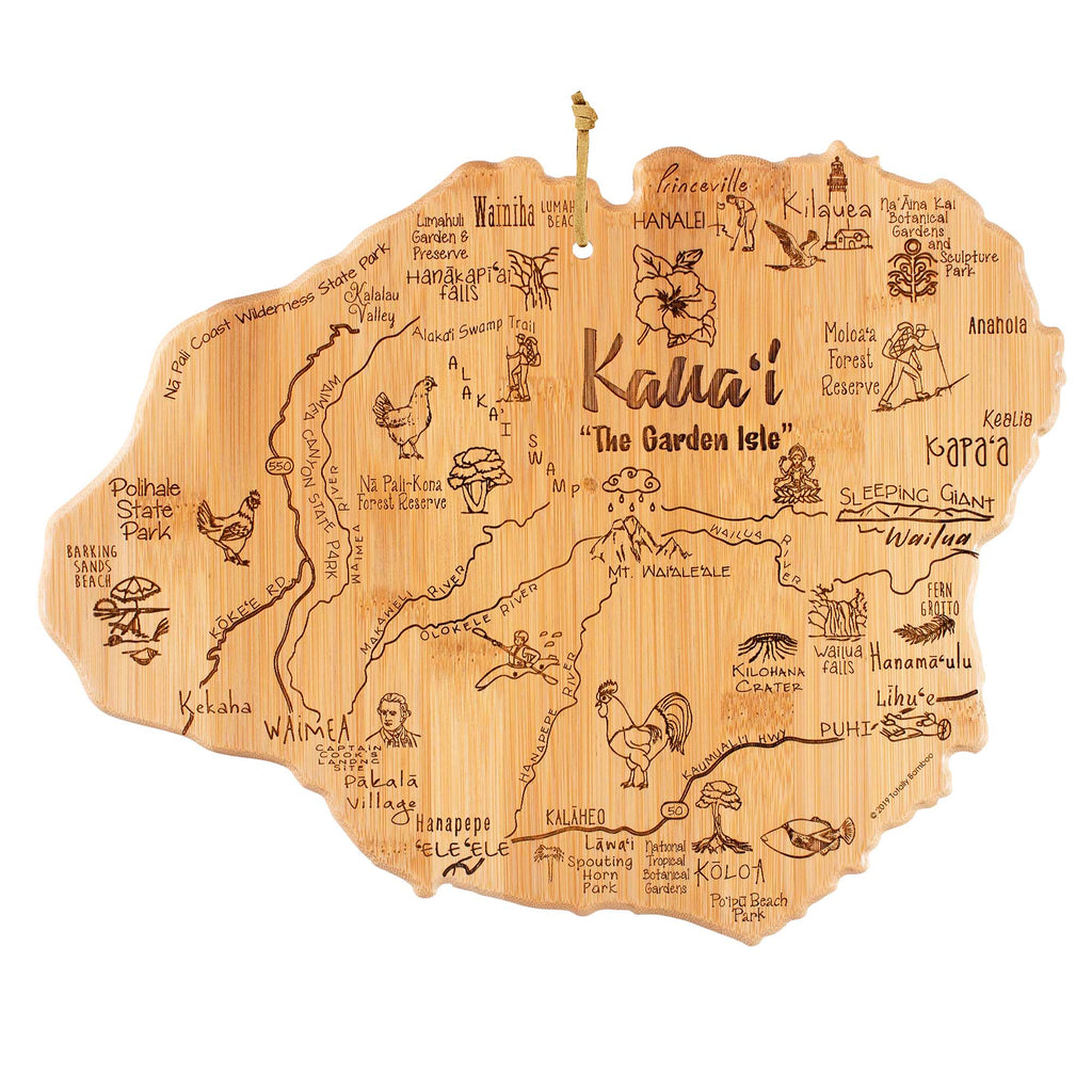Destination Kauai Cutting Board, 9-3/4" x 12-1/2"