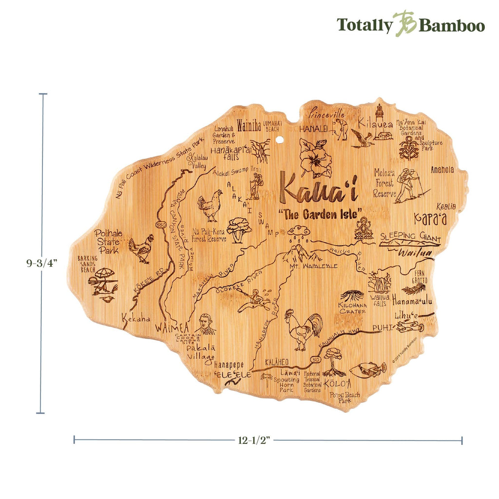Destination Kauai Cutting Board, 9-3/4" x 12-1/2"