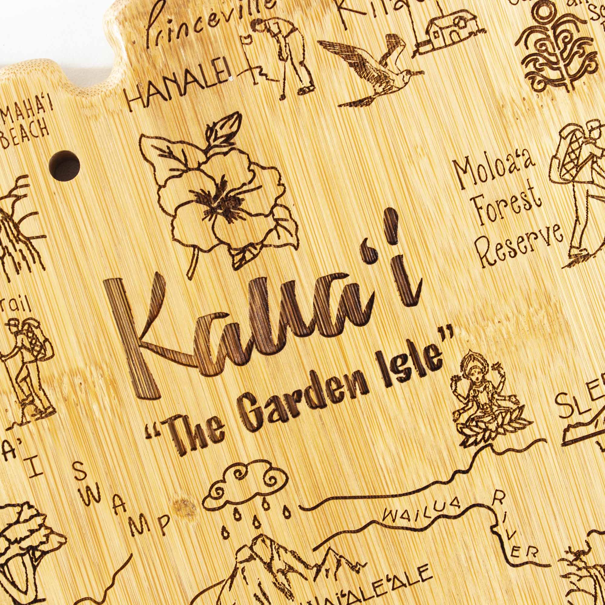 Destination Kauai Cutting Board, 9-3/4" x 12-1/2"