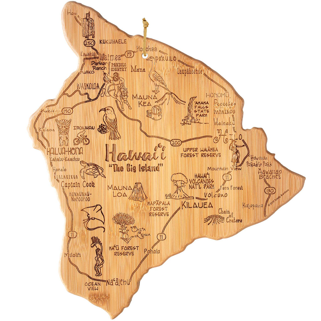 Destination Hawaii Cutting Board, 13-1/4" x 11-1/2"