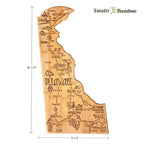 Destination Delaware Cutting Board, 16-1/2" x 9-1/2"