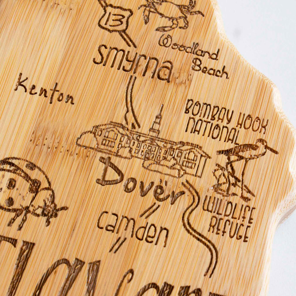 Destination Delaware Cutting Board, 16-1/2" x 9-1/2"