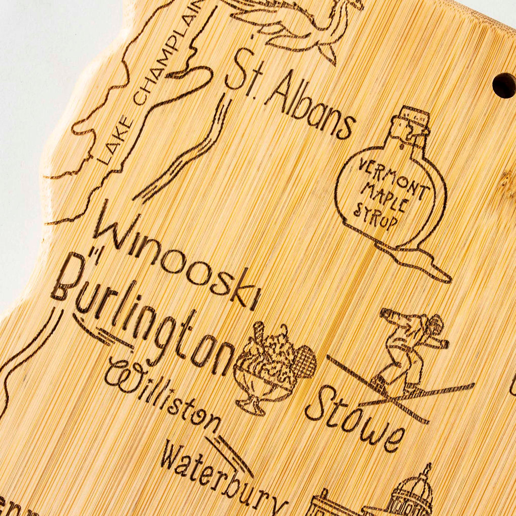 Destination Vermont Cutting Board, 16" x 10"
