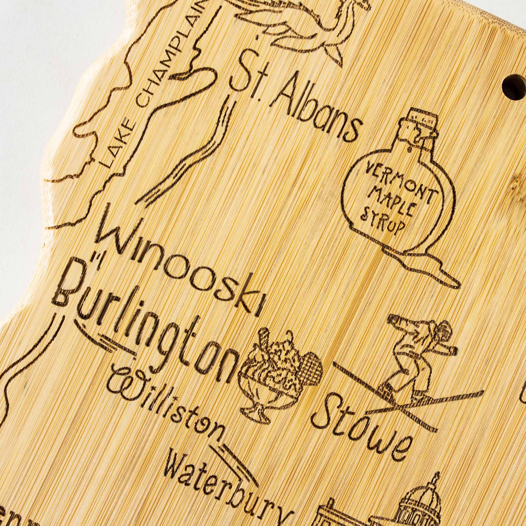 Destination Vermont Cutting Board, 16" x 10"