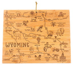 Destination Wyoming Cutting Board, 11" x 14-1/4"