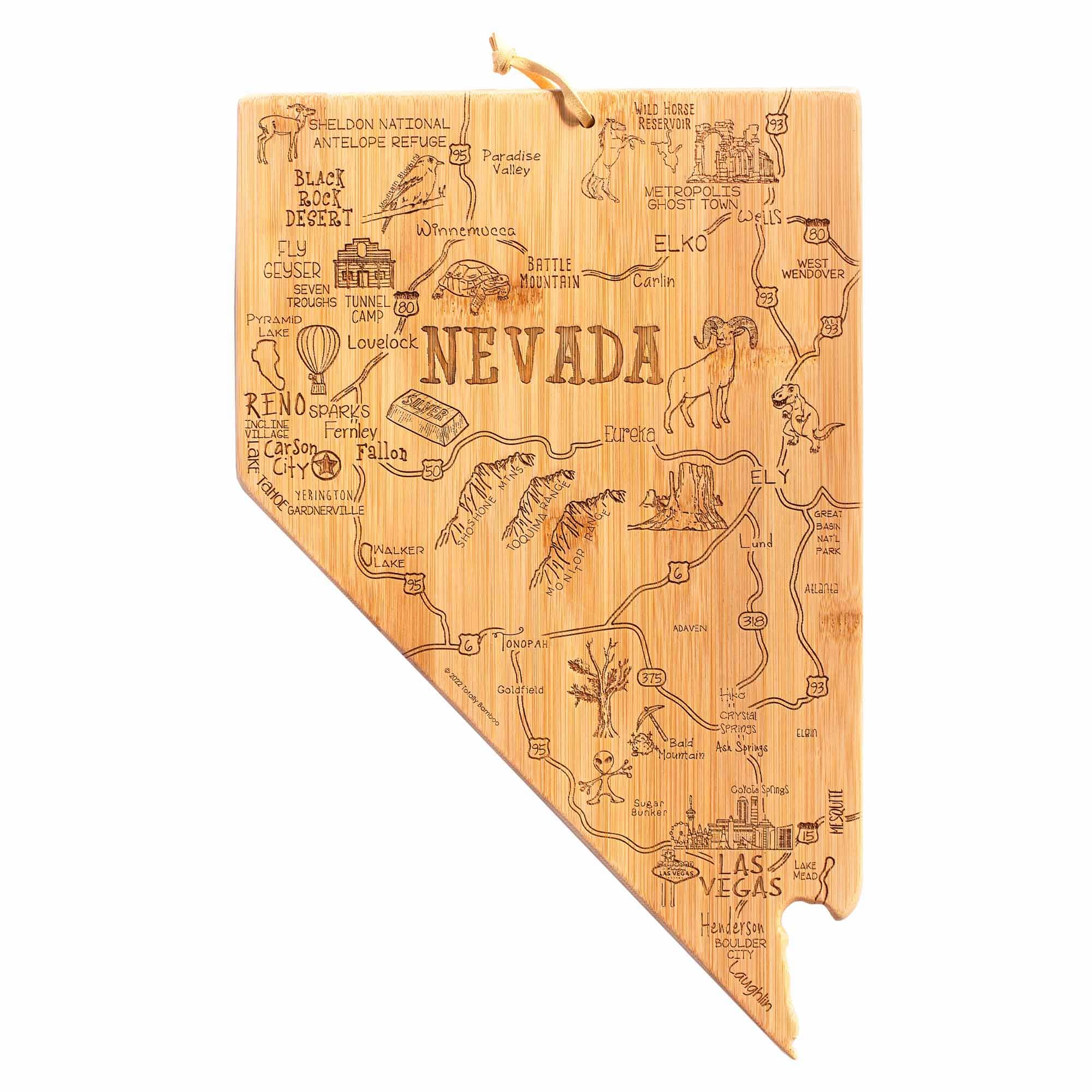Destination Nevada Cutting Board, 10" x 15-1/2"