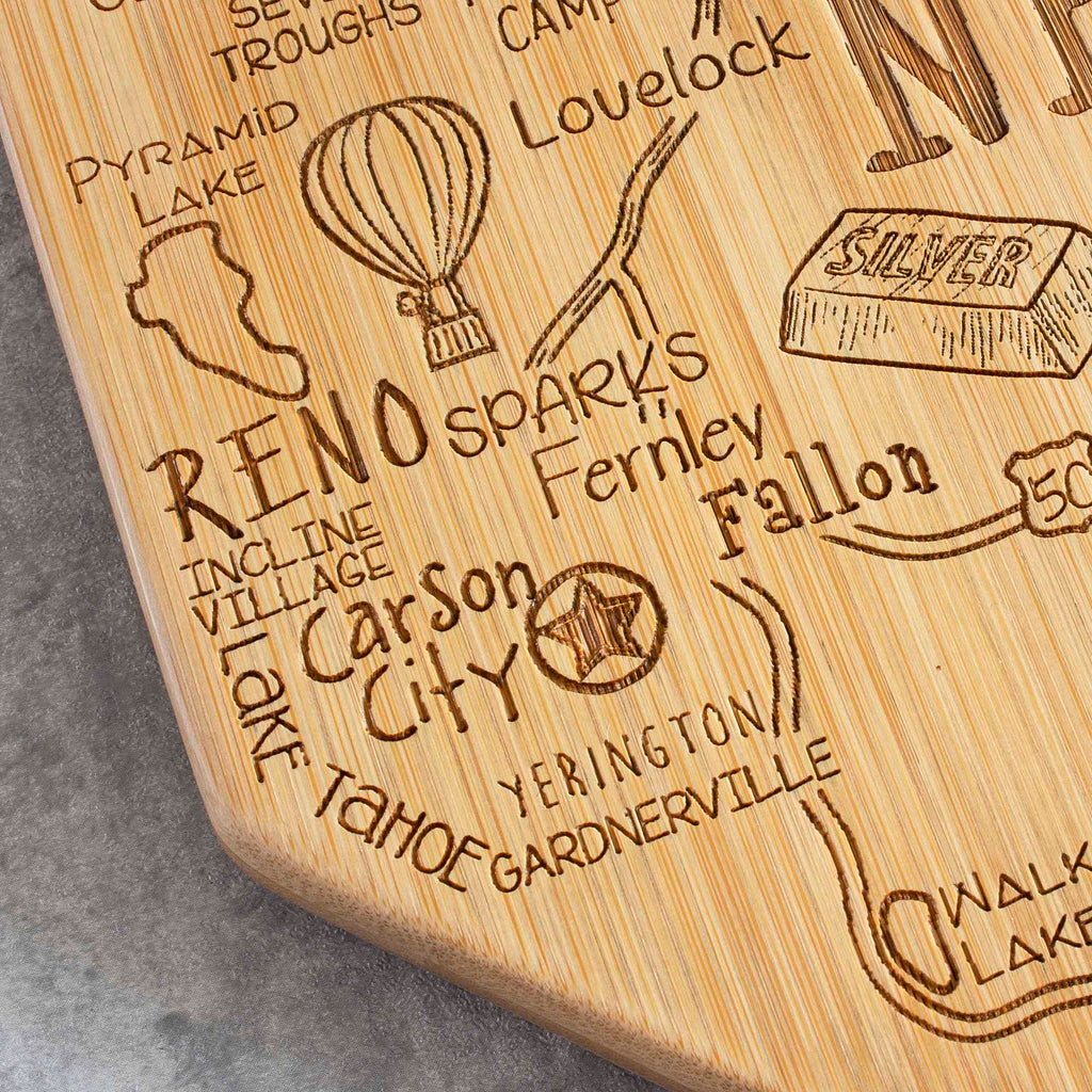 Destination Nevada Cutting Board, 10" x 15-1/2"