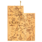 Destination Utah Cutting Board, 11" x 14-1/4"