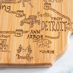 Destination Michigan Mitten Cutting Board, 13-1/4" x 11-3/4"
