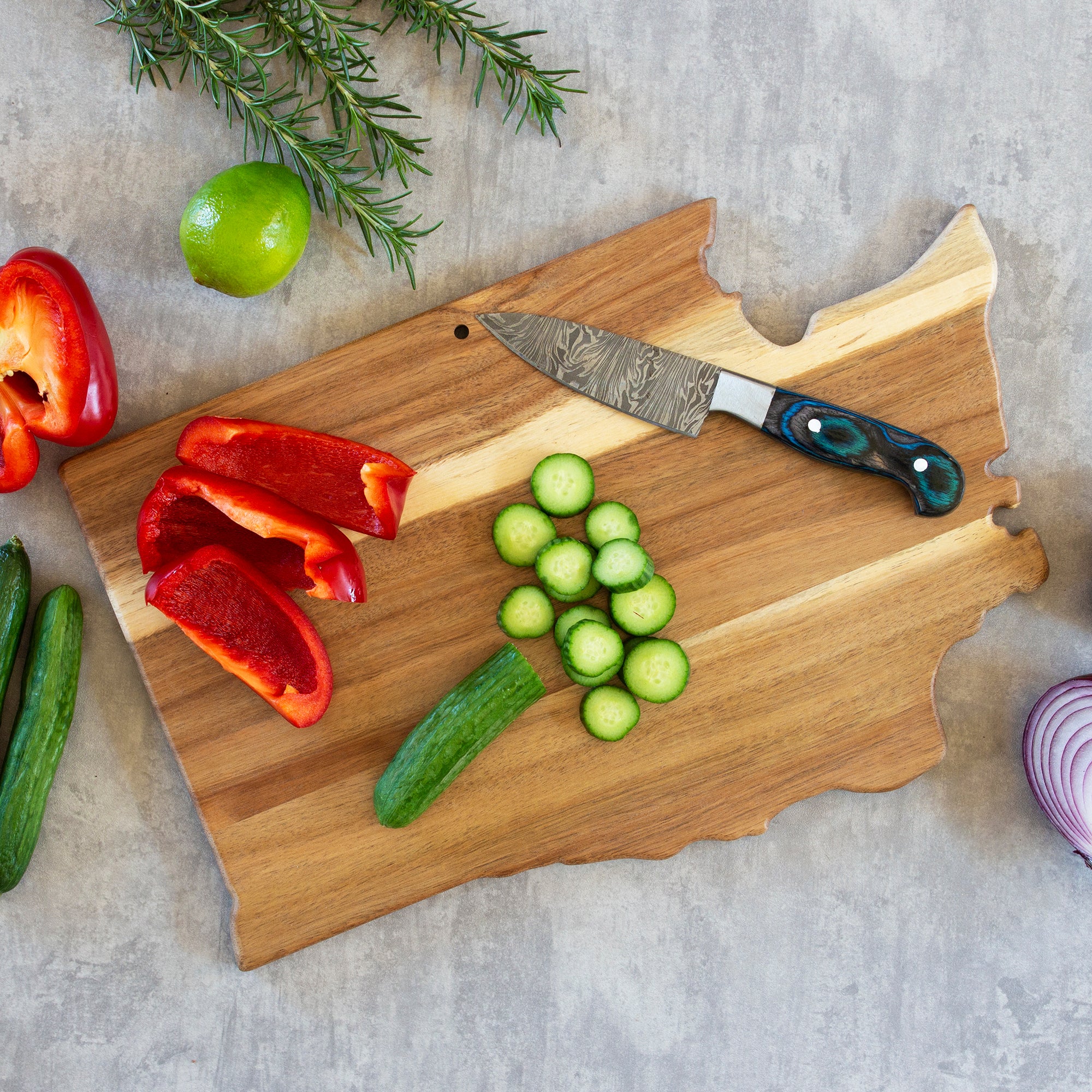 Rock & Branch® Origins Series Washington Cutting Board